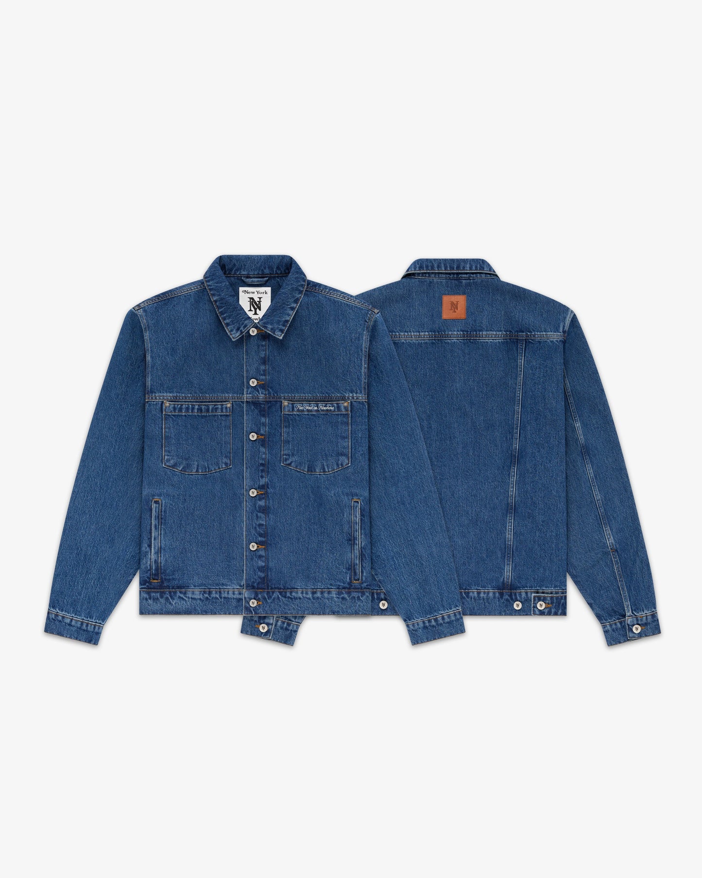 Cursive Denim Jacket