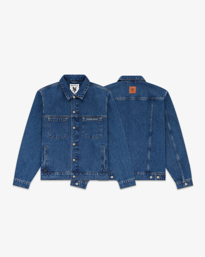 Cursive Denim Jacket