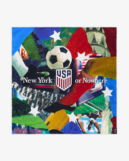 US Soccer City Slicker Silk Scarf