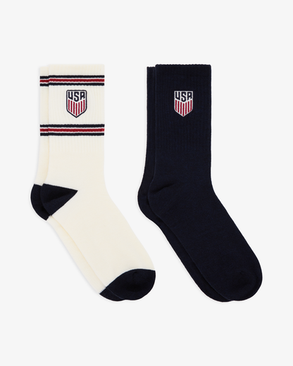 US Soccer Hat Trick Tall Sock - Pack of 2