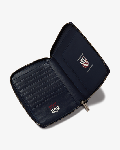 US Soccer Keeper Leather Passport Holder