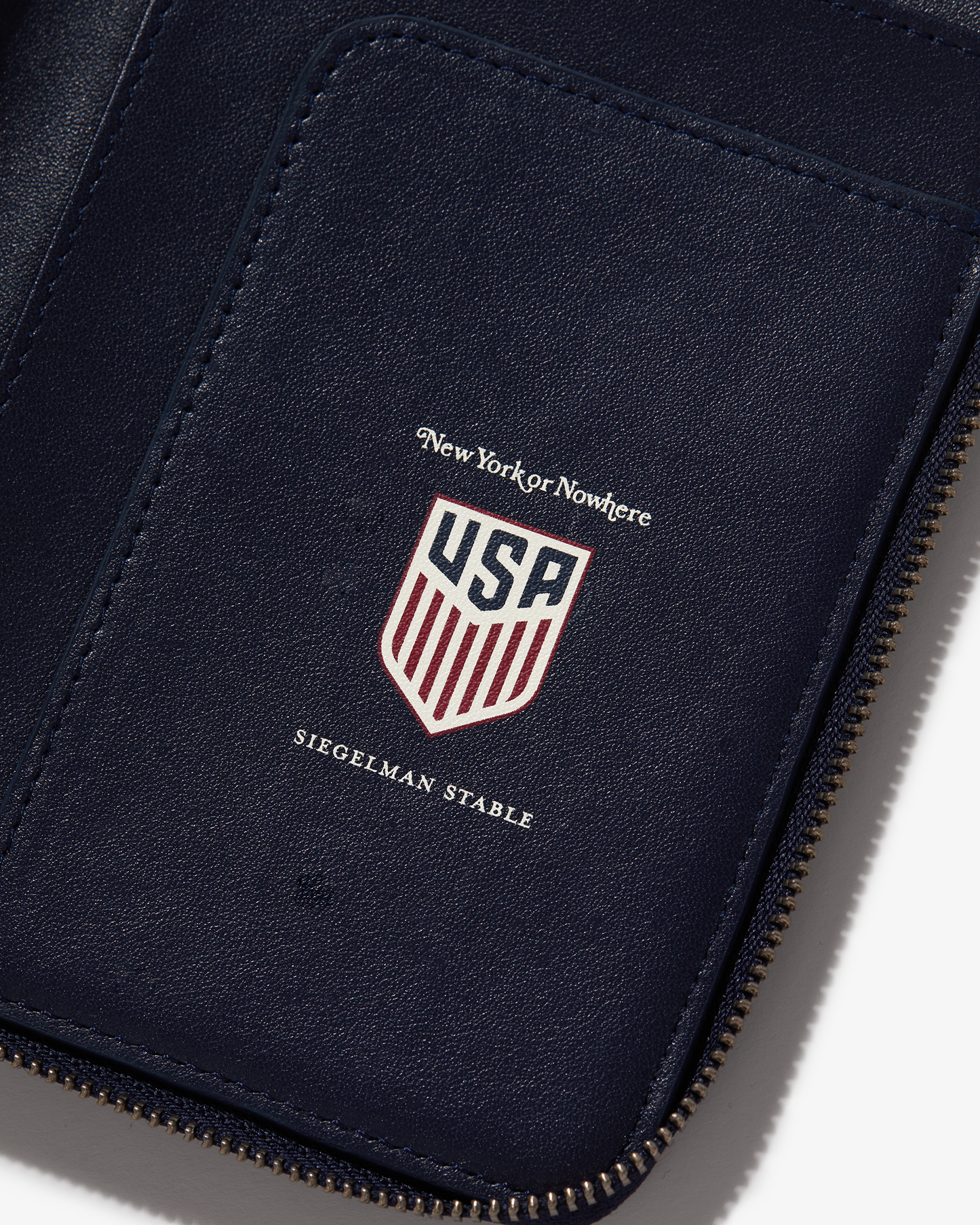 US Soccer Keeper Leather Passport Holder