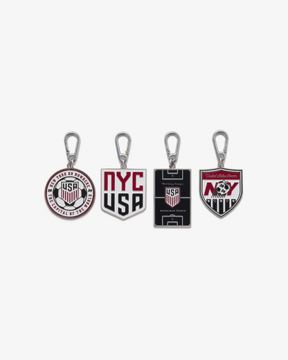 US Soccer Striker Bag Charm - Pack of 4