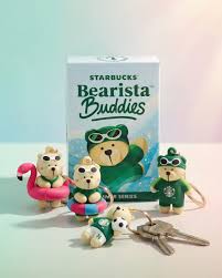 Starbucks Bearista buddies chaveiro - edição limitada verão 2026!!