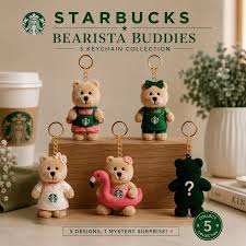 Starbucks Bearista buddies chaveiro - edição limitada verão 2026!!