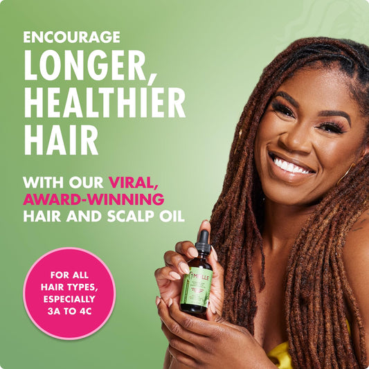 Mielle Organics Rosemary Mint Hair Oil with Biotin - 2 oz Scalp Strengthening Treatment